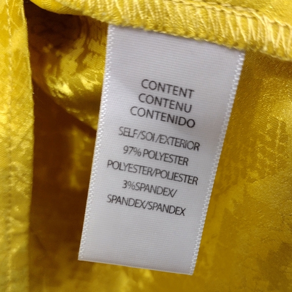 Wayf Wrap Top Women's XS Yellow Floral Buckle Retro 90s Y2K Disco Punk - Picture 11 of 11